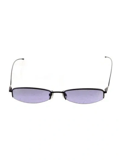 Pre-owned Alexander Mcqueen Square Gradient Sunglasses In Purple
