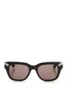 Alexander Mcqueen Eyewear Rectangle Frame Sunglasses In Black