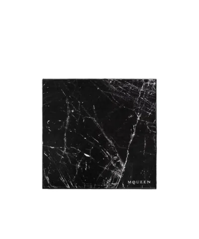 Alexander Mcqueen Square Scarf In Black
