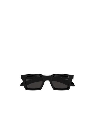 Alexander Mcqueen Square Sunglasses In Black