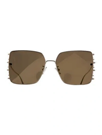 Pre-owned Alexander Mcqueen Square Tinted Sunglasses