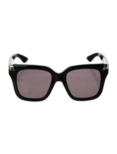 Pre-owned Alexander Mcqueen Square Tinted Sunglasses In Black