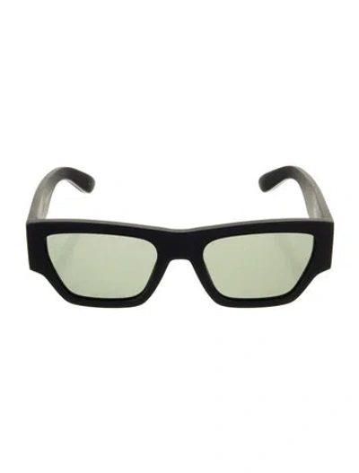 Pre-owned Alexander Mcqueen Square Tinted Sunglasses In Blue
