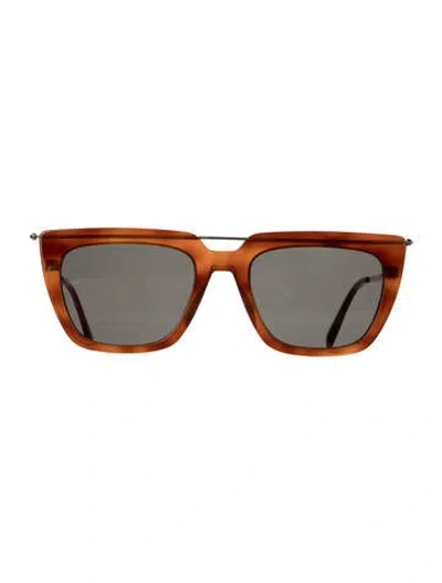 Pre-owned Alexander Mcqueen Square Tinted Sunglasses In Multi