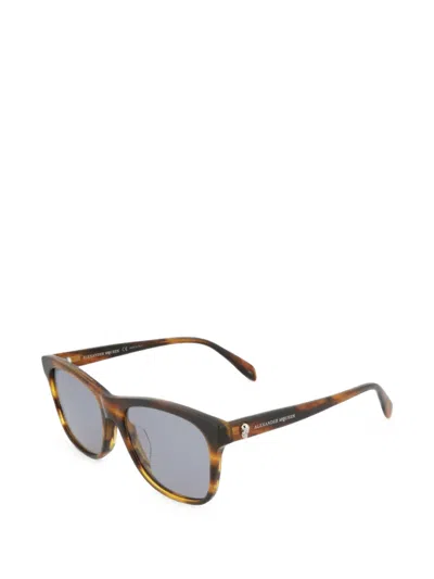 Alexander Mcqueen Square-frame Sunglasses In Multi