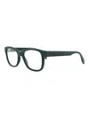 Alexander Mcqueen Square/rectangle Men's Optical Frames In Blue