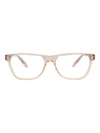 Alexander Mcqueen Square/rectangle Unisex Optical Frames In Brown