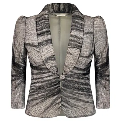 Pre-owned Alexander Mcqueen S/s 2007 "sarabande" Black Lace Jacket