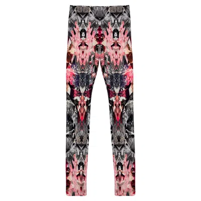 Pre-owned Alexander Mcqueen S/s 2009 "natural Dis-tinction" Crystal Kaleidoscope Leggings In Black
