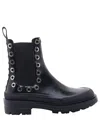 ALEXANDER MCQUEEN STACK ANKLE BOOTS