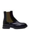 Alexander Mcqueen Leather Chelsea Boots In Black