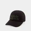 Alexander Mcqueen Alexander Mc Queen Mc Queen Graffiti Cap In Black