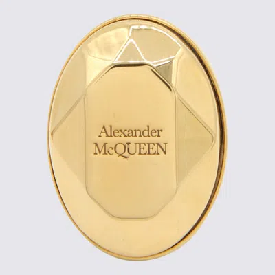 ALEXANDER MCQUEEN ALEXANDER MCQUEEN STONE LOGO RING