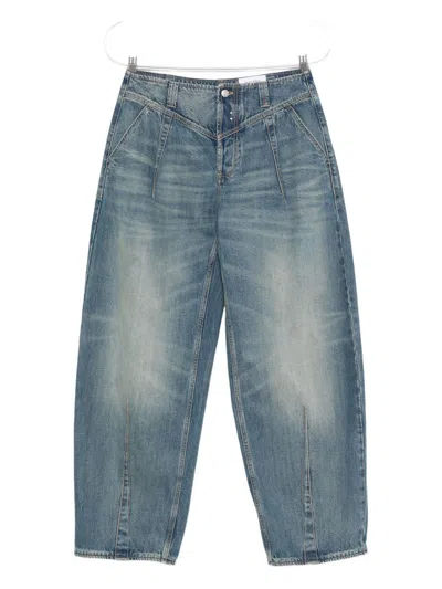 ALEXANDER MCQUEEN STONEWASHED JEANS - WOMEN'S - POLYESTER/COTTON