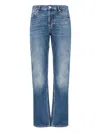 Alexander Mcqueen Five Pockets Cotton Jeans In Blue