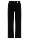 Alexander Mcqueen Straight-leg Black Trousers With Clean Silhouette In Black
