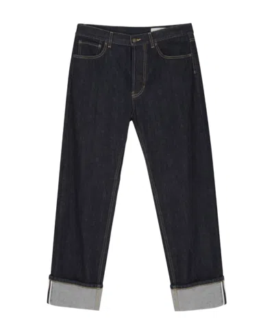 Alexander Mcqueen Straight-leg Cotton Jeans In Black