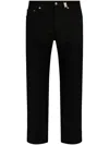 Alexander Mcqueen Skull Detailed Straight-leg Jeans