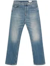 Alexander Mcqueen Straight-leg Denim Jeans In Blue
