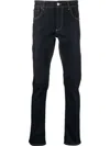 Alexander Mcqueen Straight-leg Denim Trousers In Blue