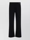 Alexander Mcqueen Black Jeans With Logo Patch On The Rear And Worn Out Effect In Denim Man In Black