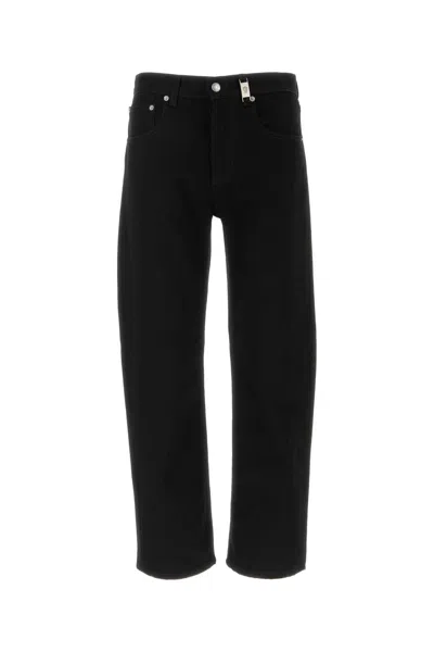 Alexander Mcqueen Straight Leg Jean In Black
