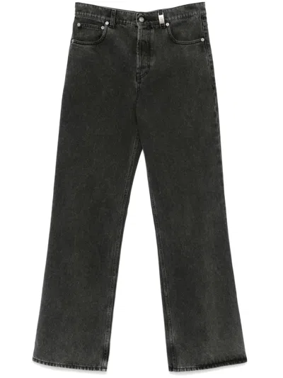 Alexander Mcqueen Straight-leg Jeans In 1213 - Black Washed