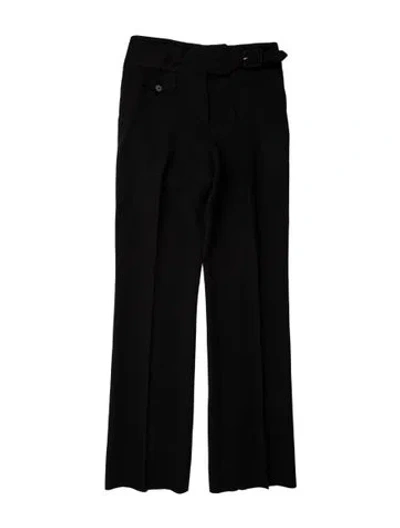 Pre-owned Alexander Mcqueen Straight Leg Pants In Black