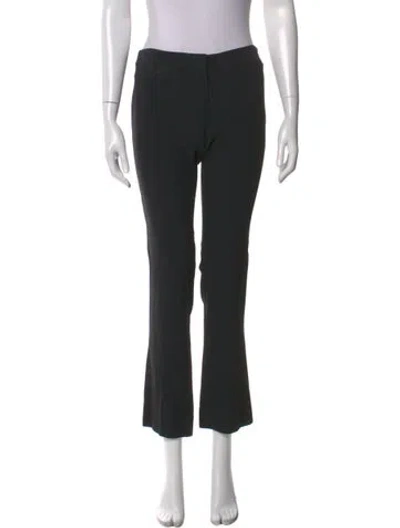 Pre-owned Alexander Mcqueen Straight Leg Pants In Black