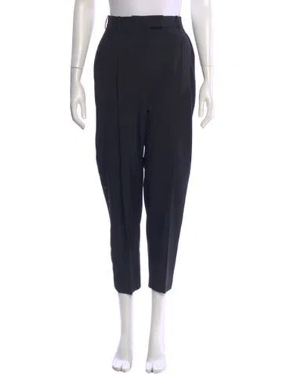 Pre-owned Alexander Mcqueen Straight Leg Pants In Black