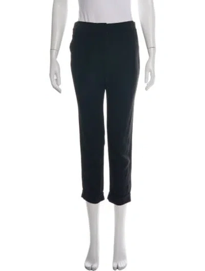 Pre-owned Alexander Mcqueen Straight Leg Pants In Black