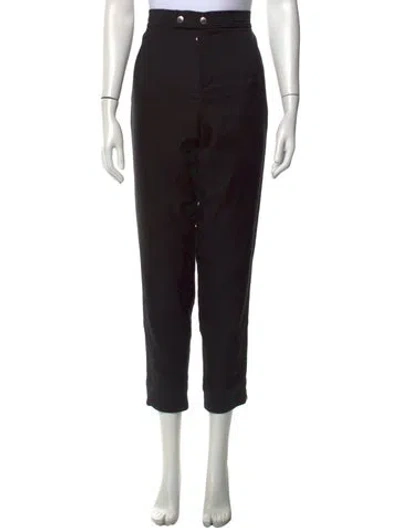 Pre-owned Alexander Mcqueen Straight Leg Pants In Black