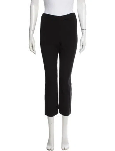 Pre-owned Alexander Mcqueen Straight Leg Pants In Black