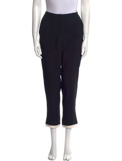 Pre-owned Alexander Mcqueen Straight Leg Pants In Blue