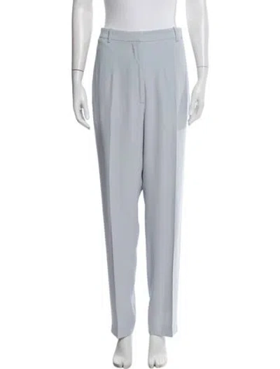 Pre-owned Alexander Mcqueen Straight Leg Pants In Blue