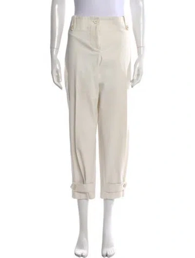 Pre-owned Alexander Mcqueen Straight Leg Pants In Neutral