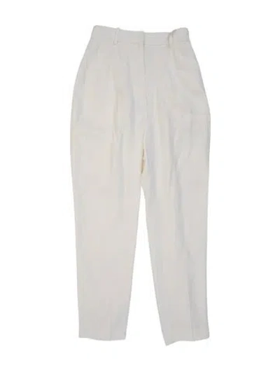 Pre-owned Alexander Mcqueen Straight Leg Pants In Neutrals