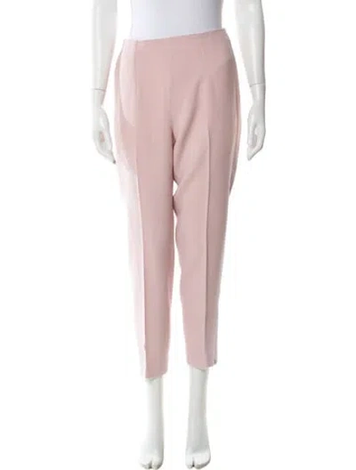 Pre-owned Alexander Mcqueen Straight Leg Pants In Pink