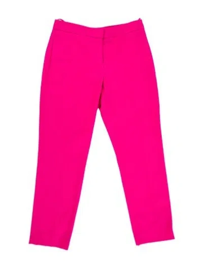 Pre-owned Alexander Mcqueen Straight Leg Pants In Pink