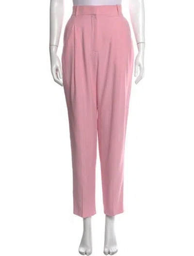 Pre-owned Alexander Mcqueen Straight Leg Pants In Pink