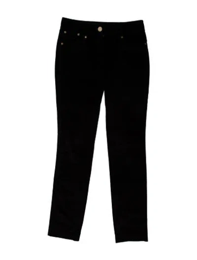 Pre-owned Alexander Mcqueen Straight Leg Pants W/ Tags In Black