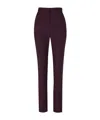 Alexander Mcqueen Wool Trousers In Black