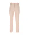Alexander Mcqueen Delicate Hue Twill Pant In Pink