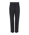 Alexander Mcqueen Straight-leg Tailored Trousers In Black