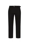 Alexander Mcqueen Straight-leg Tailored Trousers In Black