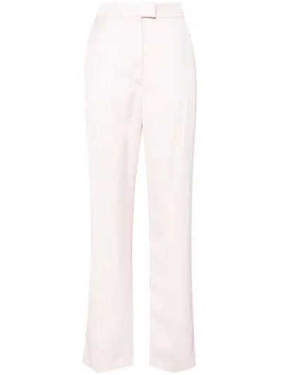 Alexander Mcqueen Straight-leg Tailored Trousers In Pink