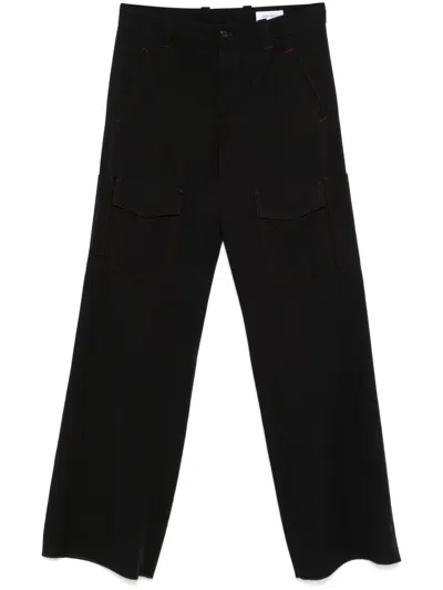 Alexander Mcqueen Straight-leg Trousers In Black