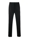 Alexander Mcqueen Tailored Straight-leg Pants In Negro