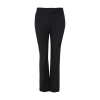 Alexander Mcqueen Tailored Wool Trousers Featuring Flared Hem In Black