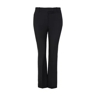 Alexander Mcqueen Straight Pants In Black